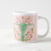 Floral Uterus mok- (Sage) Grote Koffiekop (Rechts)