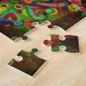 Floral Uw Toekomstige Quote Inspirativiteit Legpuzzel (Zijkant)