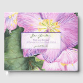 Floral Vacation Rental Guest Book Gastenboek (Voorkant)