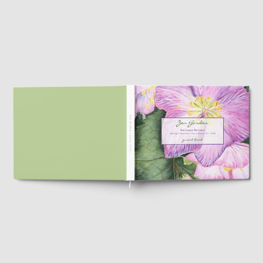 Floral Vacation Rental Guest Book Gastenboek (Volledig)