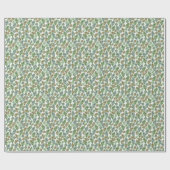 Floral Valencia Green Beige Cadeaupapier (Vlak)