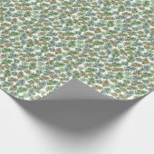 Floral Valencia Green Beige Cadeaupapier (Hoek)