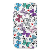 Floral Valentijn Pattern Incipio iPhone Portemonnee Hoesje (Voorkant Agenda)