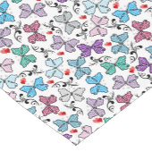 Floral Valentijn Pattern Korte Tafelloper (Hoek)