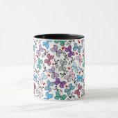 Floral Valentijn Pattern Mok (Midden)