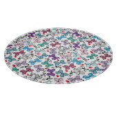 Floral Valentijn Pattern Snijplank (Hoek)