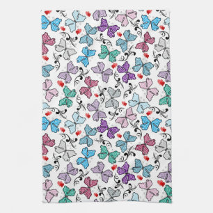 Floral Valentijn Pattern Theedoek