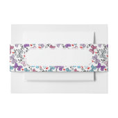 Floral Valentijn Pattern Uitnodigingen Wikkel (Voorkant Voorbeeld)