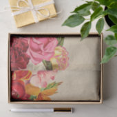 Floral Valentijnsdag Rozen en andere bloemen Tissuepapier (Geschenk)