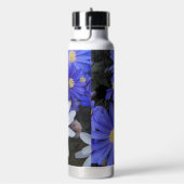Floral van blauwe en witte anenbomen waterfles (Rechts)