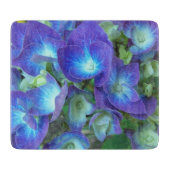 Floral van Blue Hydrangea Snijplank (Voorkant)