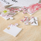 Floral van de Bijbelse Verse Proverbs Legpuzzel (Zijkant)