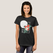 Floral van de Japanse botanische aardbeien T-shirt (Voorkant volledig)