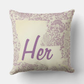 Floral van de staat Louisiana of een kleurpiloot Kussen (Achterkant)