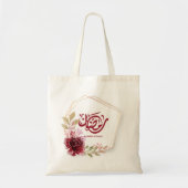 Floral van de Waterverf Ramadan Mubarak Tote Bag (Voorkant)