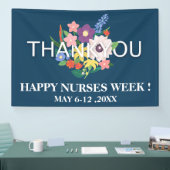 Floral van de week van de Nationale Verpleegkundig Spandoek (Beurs)