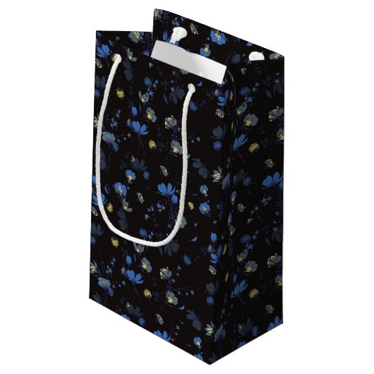 Floral van de wind klein cadeauzakje (Achterkant Gekanteld)