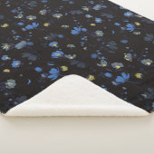 Floral van de wind sherpa deken (3/4)