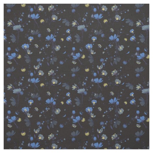 Floral van de wind stof (Swatch)