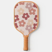 Floral van Earth Tone Pickleball Paddle (Achterkant)