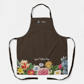 Floral van Floral Vloerrand Donker Schort (Voorkant)