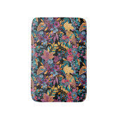 Floral van gemengde Herfst laat de Berry Waterverf Badmat (Voorkant Verticaal)