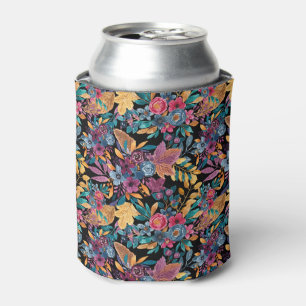 Floral van gemengde Herfst laat de Berry Waterverf Blikjeskoeler