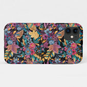 Floral van gemengde Herfst laat de Berry Waterverf Case-Mate iPhone Case (Achterkant (horizontaal))