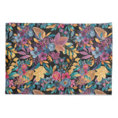 Floral van gemengde Herfst laat de Berry Waterverf Kussensloop (Achterkant)