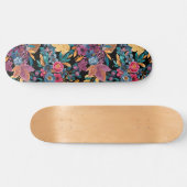 Floral van gemengde Herfst laat de Berry Waterverf Persoonlijk Skateboard (Horizontaal)