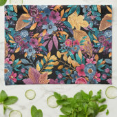 Floral van gemengde Herfst laat de Berry Waterverf Theedoek (Gevouwen)