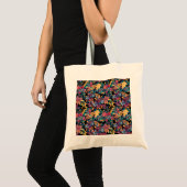Floral van gemengde Herfst laat de Berry Waterverf Tote Bag (Voorkant (product))