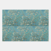 Floral Van Gogh Irise Sunflower Almond Blossom Inpakpapier Vel (Voorkant 3)