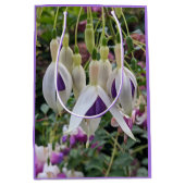 Floral van Paarse en witte Fuchsia Medium Cadeauzakje (Voorkant)