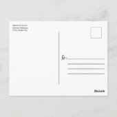 Floral van Virtual Vrijgezellenfeest Rustic Countr Briefkaart (Achterkant)