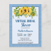 Floral van Virtual Vrijgezellenfeest Rustic Countr Briefkaart (Voorkant)