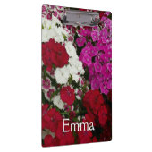 Floral van witte, roze en rode dianthus klembord (Rechts)