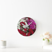 Floral van witte, roze en rode dianthus ronde klok (Huis)
