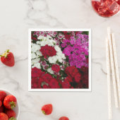 Floral van witte, roze en rode dianthus servet (Insitu)