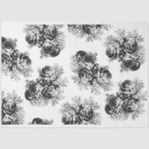 Floral van zwarte en witte roze