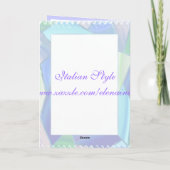 Floral Vase Card Feestdagen Kaart (Achterkant)