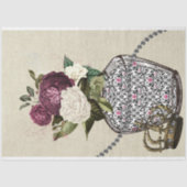 Floral Vase of Hearts Alice in Wonderland Tissuepapier (Voorkant)