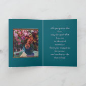 FLORAL VASE SYMPATHY CARD BEDANKKAART (Binnen)