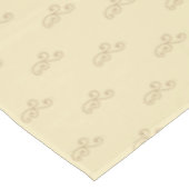 Floral vectpr op lichtroombeige tafelkleed (Gekanteld)