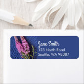 Floral Veronica Speedwell over nitting Etiket (Insitu)