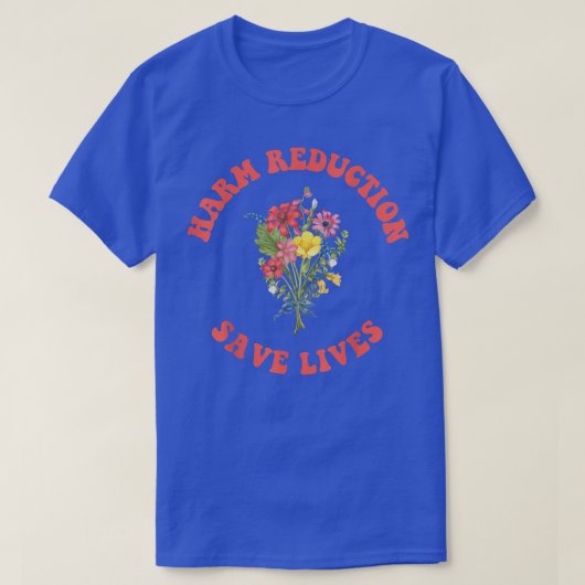 Floral Vibe Harm Reduction T-shirt (Design voorkant)