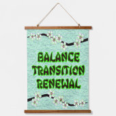 floral vibes hangend wandkleed (Voorkant)