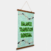 floral vibes hangend wandkleed (Gebogen)