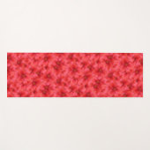 Floral Vibrant Red Garden Lilies Raindrops Foto Yogamat (Voorkant (horizontaal))
