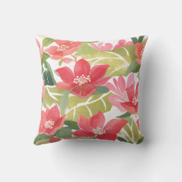 Floral vierkant kussen